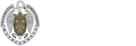 Logo dorado de universidad complutense de madrid